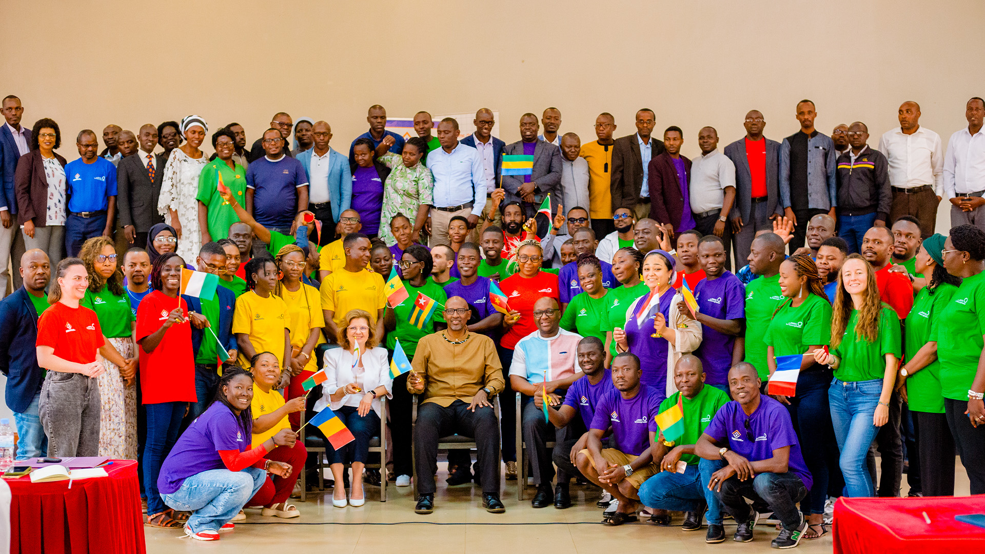 Lancement de la 3e cohorte d'enseignant(e)s volontaires de et en français au Rwanda, à Kigali, le 5 octobre 2025